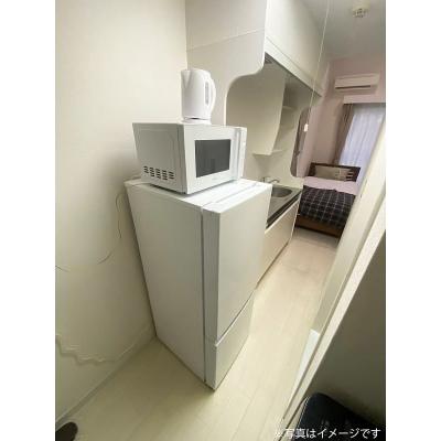 ユニオンマンスリー横浜鶴ヶ峰２　W101　1R・シングル☆【禁煙ルーム】人気の角部屋＆嬉しいロフトつき♪デスク・チェア完備！室内洗濯機など生活家電のあるお部屋の物件画像