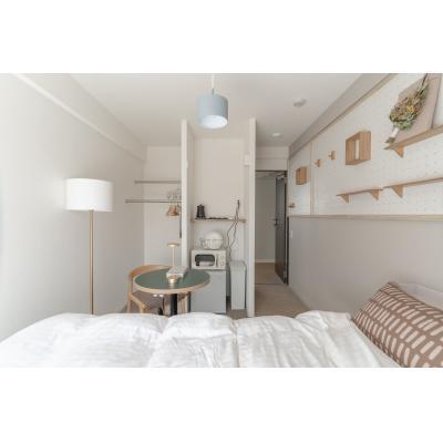 【渋谷・横浜直通】サウナ・テラス付きカフェ併設のおしゃれなデザイナーズマンスリー［goodroom residence 学芸大学］（213）の物件画像