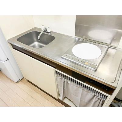 ユニオンマンスリー藤沢善行２　402　1K・シングル☆【禁煙ルーム】人気の角部屋！寛ぎスペースとしておすすめウィンドウベンチつきのお部屋♪安心のモニター付きインターフォン＆室内洗濯機完備の物件画像