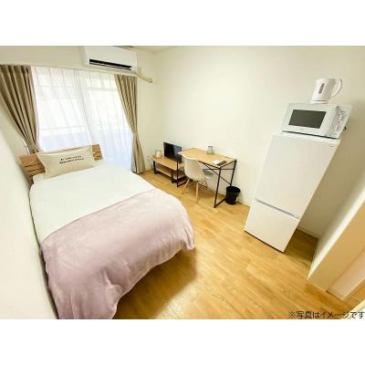 ユニオンマンスリー相武台前１　202　1R・シングル☆【禁煙ルーム】デスク・チェア＆冷蔵庫など生活家電のあるお部屋。小田急小田原線沿線/新宿・町田まで乗換なしでアクセス可能の物件画像