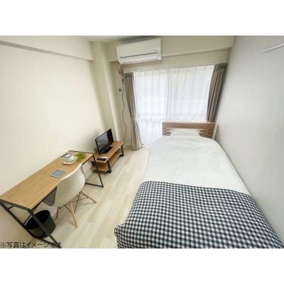 ユニオンマンスリー相模原１１　203　1R・シングル☆【禁煙ルーム】たっぷり収納2ドア冷蔵庫や電子レンジなど生活家電完備！デスク・チェアのあるお部屋の物件画像