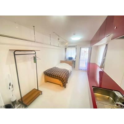 ユニオンマンスリー千葉駅５　501　1R・シングル☆【禁煙ルーム】人気の角部屋♪バストイレ別・浴室乾燥機・独立洗面台完備！自炊に嬉しい3口IHコンロの物件画像