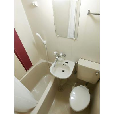 ユニオンマンスリー千葉天台２　203 1R・シングル☆【禁煙ルーム】人気の角部屋！デスク・チェア完備！室内洗濯機や冷蔵庫など生活家電のあるお部屋/千葉経済大学や千葉大学西千葉キャンパスへ徒歩通学の物件画像