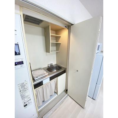 ユニオンマンスリー新松戸１　604　1R・セミダブル☆【禁煙ルーム】デスク・チェア完備＆角部屋物件。安心の建物オートロック完備/流通経済大学新松戸キャンパスまで徒歩通学の物件画像