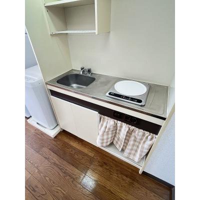 ユニオンマンスリー天王台１　305　1R・セミダブル☆【禁煙ルーム】人気の角部屋♪安心の建物AL・室内洗濯機完備！デスク・チェアのあるゆったり25㎡のお部屋の物件画像