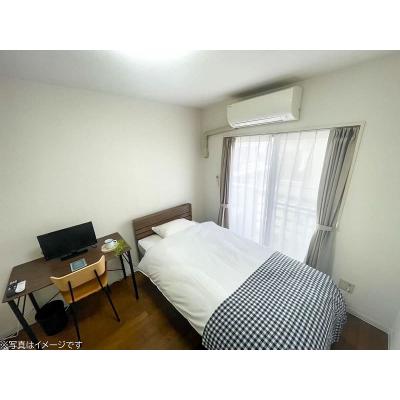 ユニオンマンスリー南行徳７　305　1K・シングル☆【禁煙ルーム】室内洗濯機や2ドア冷蔵庫など生活家電完備！リビングドアがあるので玄関から居室が見えなくて安心♪の物件画像