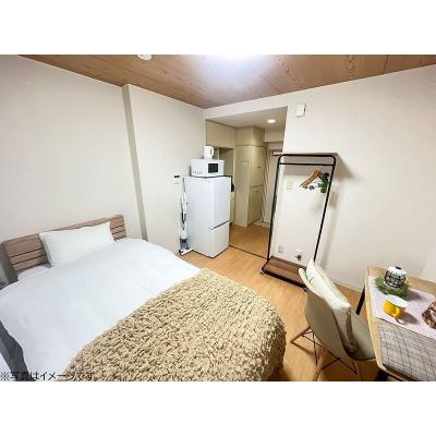 ユニオンマンスリー南行徳８　202　1R・シングル☆【禁煙ルーム】人気の角部屋♪デスク・チェア＆洗濯機や冷蔵庫など生活家電完備/ショッピングモール・SOCOLA南行徳まで徒歩約3分の物件画像