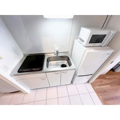 ★Sステイ神戸エアフロント阪神春日野道【禁煙ルーム・セミダブルベッド・オール電化】★ペット可★独立洗面化粧台・ウォシュレット・IH2口キッチンなど設備充実★の物件画像