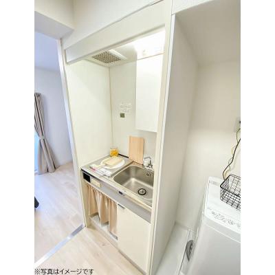 ユニオンマンスリー津田沼フィオーレ１　208　1R・シングル☆◆インターネット固定回線（有線・Wi-Fi）無料の部屋◆【禁煙ルーム】デスク・チェア完備！室内洗濯機や掃除機など生活家電のあるお部屋の物件画像