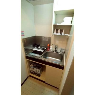シャレー藤沢　階（302）1Ｋ　家具家電付　シングルの物件画像