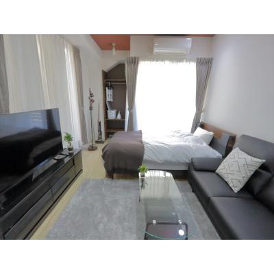 シティマンスリー・リベルテ大森　6B　モノトーンスタイル【広々30㎡オーバー】【禁煙ルーム】【ネットWIFI無料】【ビジネス、研修オススメ】の物件画像