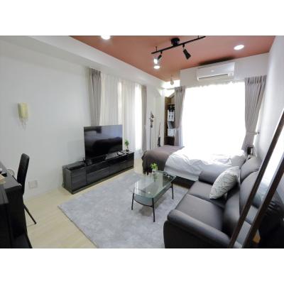 シティマンスリー・リベルテ大森　6B　モノトーンスタイル【広々30㎡オーバー】【禁煙ルーム】【ネットWIFI無料】【ビジネス、研修オススメ】の物件画像