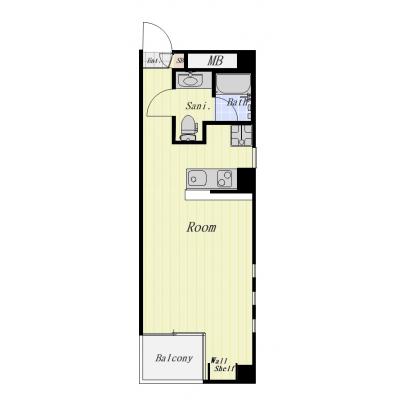 シティマンスリー・リベルテ大森　6B　モノトーンスタイル【広々30㎡オーバー】【禁煙ルーム】【ネットWIFI無料】【ビジネス、研修オススメ】の物件画像