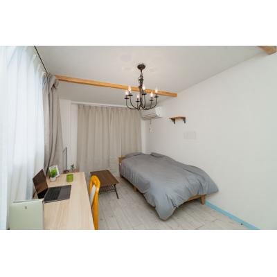 三島駅徒歩5分！南向き！Wifi無料！家具家電付 401号室の物件画像