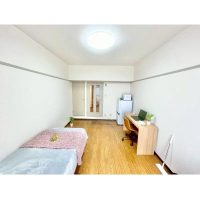 【名古屋市熱田区/熱田神宮伝馬町駅徒歩約1分/無料Wi-Fi/バストイレ別/洋室8帖/エレベーター】熱田泰文堂ビル 3B号室 ファミマンの物件画像