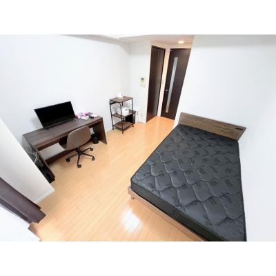 ★SステイAS神戸ハーバーサイド【禁煙ルーム・１K・Wi-Fi無料・セミダブルベッド】★独立洗面台・浴室乾燥機・温水洗浄便座・ガス2口キッチンなど設備充実★の物件画像