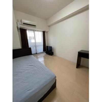 【谷町四丁目　徒歩8分】EC大手前レシェンテ⑥【角部屋 25.17㎡・ペット相談可・オートロック・セミダブルベッド・独立洗面台】の物件画像