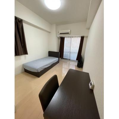 【谷町四丁目　徒歩8分】EC大手前レシェンテ⑥【角部屋 25.17㎡・ペット相談可・オートロック・セミダブルベッド・独立洗面台】の物件画像