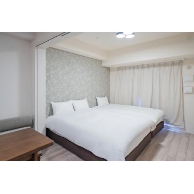 【高級マンスリー】住一　心斎橋7号店 02 、シモンズマットレス／43インチ液晶テレビ／2ドア冷凍冷蔵庫の物件画像