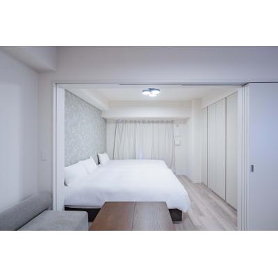 【高級マンスリー】住一　心斎橋7号店 02 、シモンズマットレス／43インチ液晶テレビ／2ドア冷凍冷蔵庫の物件画像