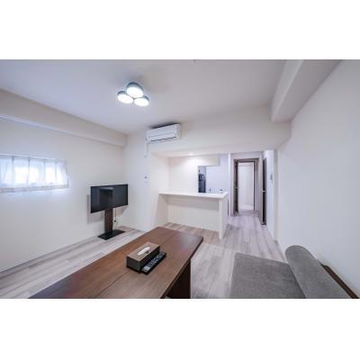 【高級マンスリー】住一　心斎橋7号店 02 、シモンズマットレス／43インチ液晶テレビ／2ドア冷凍冷蔵庫の物件画像