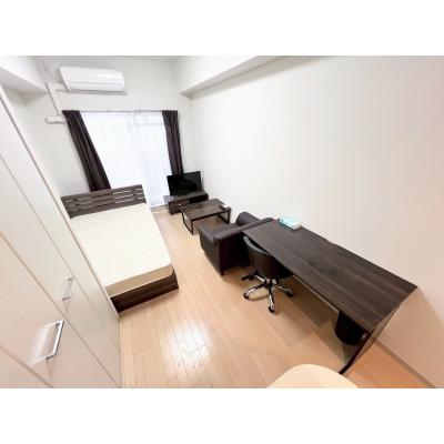 ★SステイCH堺筋本町【禁煙ルーム・１R・セミダブルベッド・】★インターネッ トWi-Fiレンタル可★独立洗面台・浴室乾燥機・温水洗浄便座・ガス2口キッチン など設備充実★の物件画像