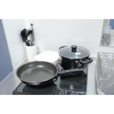 【東本願寺前5分】ウッドデッキ・無料Wi-Fi完備丨マンションカトレア205(禁煙)(1)の物件画像