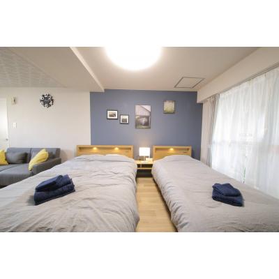 【東本願寺前5分】ウッドデッキ付・無料ネット完備丨マンションカトレア501(禁煙)(1)の物件画像