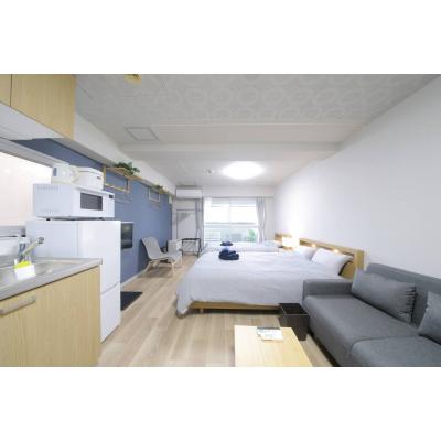 【東本願寺前5分】ウッドデッキ付／無料Wi-Fi丨マンションカトレア505(禁煙)(1)の物件画像