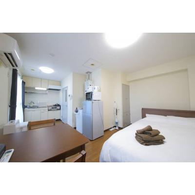 【学園前6分】長期滞在OK！無料Wi-Fi完備丨シティアヴェニュー旭町411(禁煙)(1)の物件画像