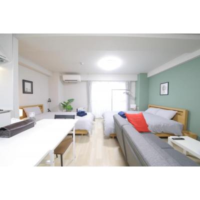 【東本願寺前5分】ウッドデッキ付・無料ネット完備丨マンションカトレア603(禁煙)(1)の物件画像