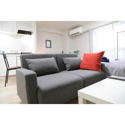 【東本願寺前5分】ウッドデッキ付・無料ネット完備丨マンションカトレア603(禁煙)(1)の物件画像