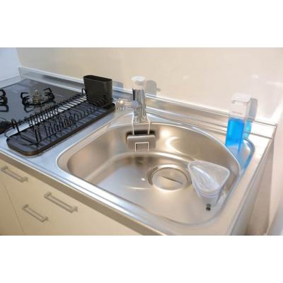 【東本願寺前5分】ウッドデッキ付◎住宅街で短期滞在丨マンションカトレア202(禁煙)(1)の物件画像