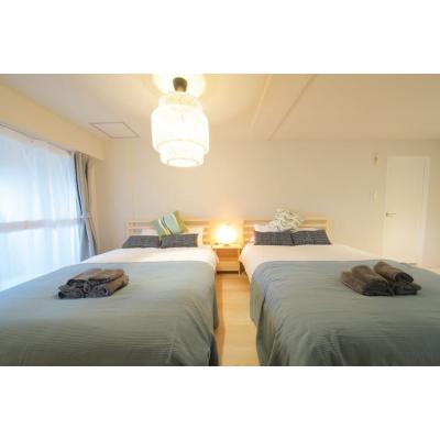 【東本願寺前5分】ウッドデッキ付1K・無料Wi-Fi完備丨マンションカトレア305(禁煙)(1)の物件画像