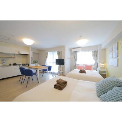 【菊水4分】札幌中心街アクセス◎長期滞在におすすめ丨シティペトルシュカ26㎡タイプ(禁煙)(2)の物件画像