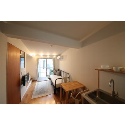 【新宿】長期滞在に最適◎静かで落ち着いた1K丨SMI:RE STAY YOYOGI ANNEX申302(1)の物件画像