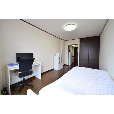 【祖師ヶ谷大蔵9分】無料Wi-Fi完備・テレワークにも丨東都マンスリー グランシャリオ1R（禁煙）(1)の物件画像