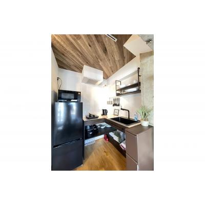 【田町3分】複数路線利用可・造作デスク＆10階眺望丨田町サンハイツ都心に暮らすミニマム1Rプラン(5)の物件画像