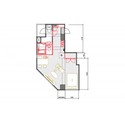 【表参道】機能性キッチン・バス・トイレ別◎丨南青山131ビル1R（201）(5)の物件画像