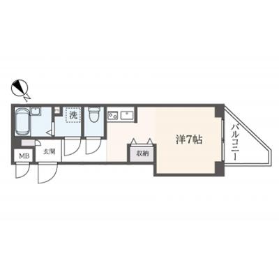 【千駄木1分】出張・短期滞在に◎ネット無料丨東都マンスリー　シンシア千駄木1R（禁煙）(3)の物件画像