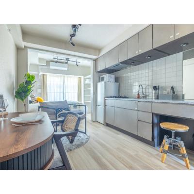 【築地4分】市場近くで買物便利・Wi-Fi無料丨Dash Living Tsukiji East2 Bedroom with Dining Space（2LDK）(1)の物件画像