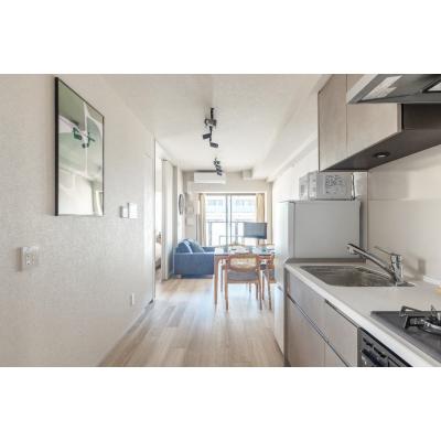 【築地4分】市場近くで買物便利・Wi-Fi無料丨Dash Living Tsukiji East2 Bedroom with Dining Space（2LDK）(1)の物件画像