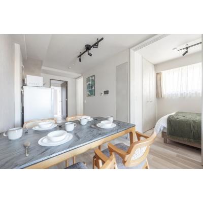 【築地4分】市場近くで買物便利・Wi-Fi無料丨Dash Living Tsukiji East2 Bedroom with Dining Space（2LDK）(1)の物件画像