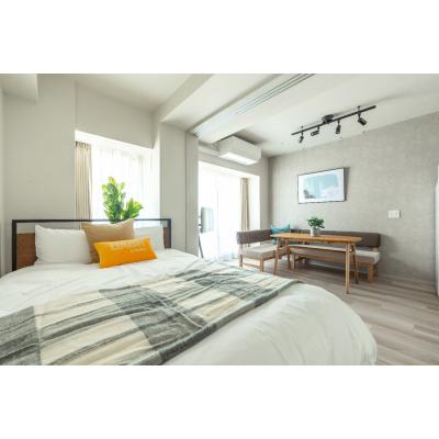【築地4分】市場近く◎テレワーク可丨Dash Living Tsukiji East2 Bedroom with Workspace（2LDK）(1)の物件画像