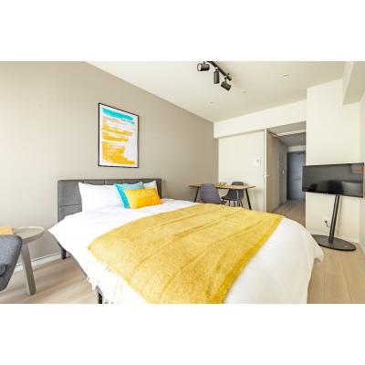 【馬喰町1分】日本橋・遊び心あるデザイナーズ空間丨Dash Living Nihonbashi EastLarge Studio（1DK）(2)の物件画像