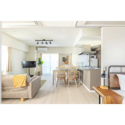 【馬喰町1分】快適テレワークに◎ネット無料丨Dash Living Nihonbashi East2 Bedroom（2LDK）(3)の物件画像