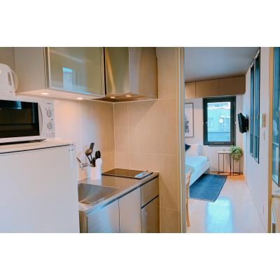 【目黒】不動前8分｜洗練空間でテレワークにも◎丨EstLargo MeguroStudio（1DK）(2)の物件画像