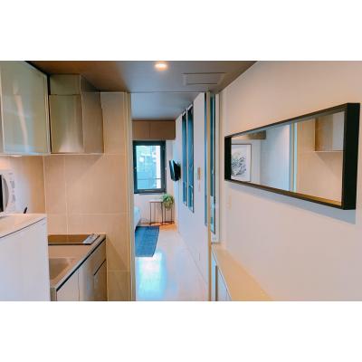 【不動前8分】目黒|洗練空間|テレワーク◎丨EstLargo MeguroStudio With Balcony（1DK）(1)の物件画像