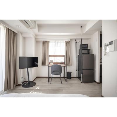 【両国】隅田川望む／短期滞在・テレワーク◎丨Dash Living RyogokuLarge Studio with Balcony & Extra Window（1R）(2)の物件画像