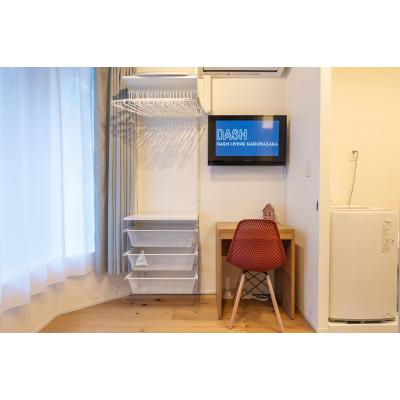 【江戸川橋4分】ネット無料◎ビジネス・短期滞在に丨Dash Living Kagurazaka1K Studio Apartment（1K）(1)の物件画像